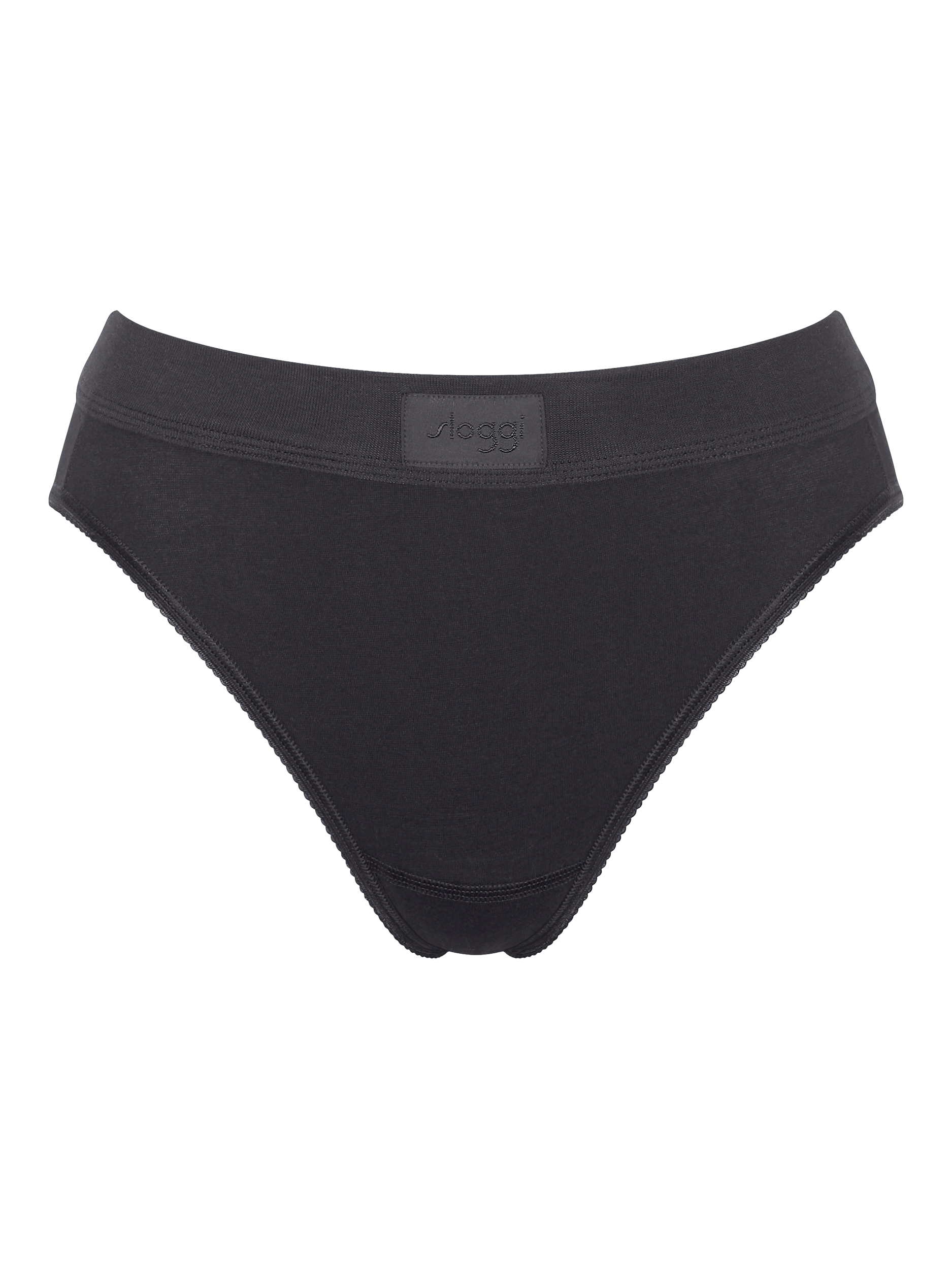 Product image 5 of 6, which shows sloggi Double Comfort Tai Knickers, Pack of 2, Black, 8