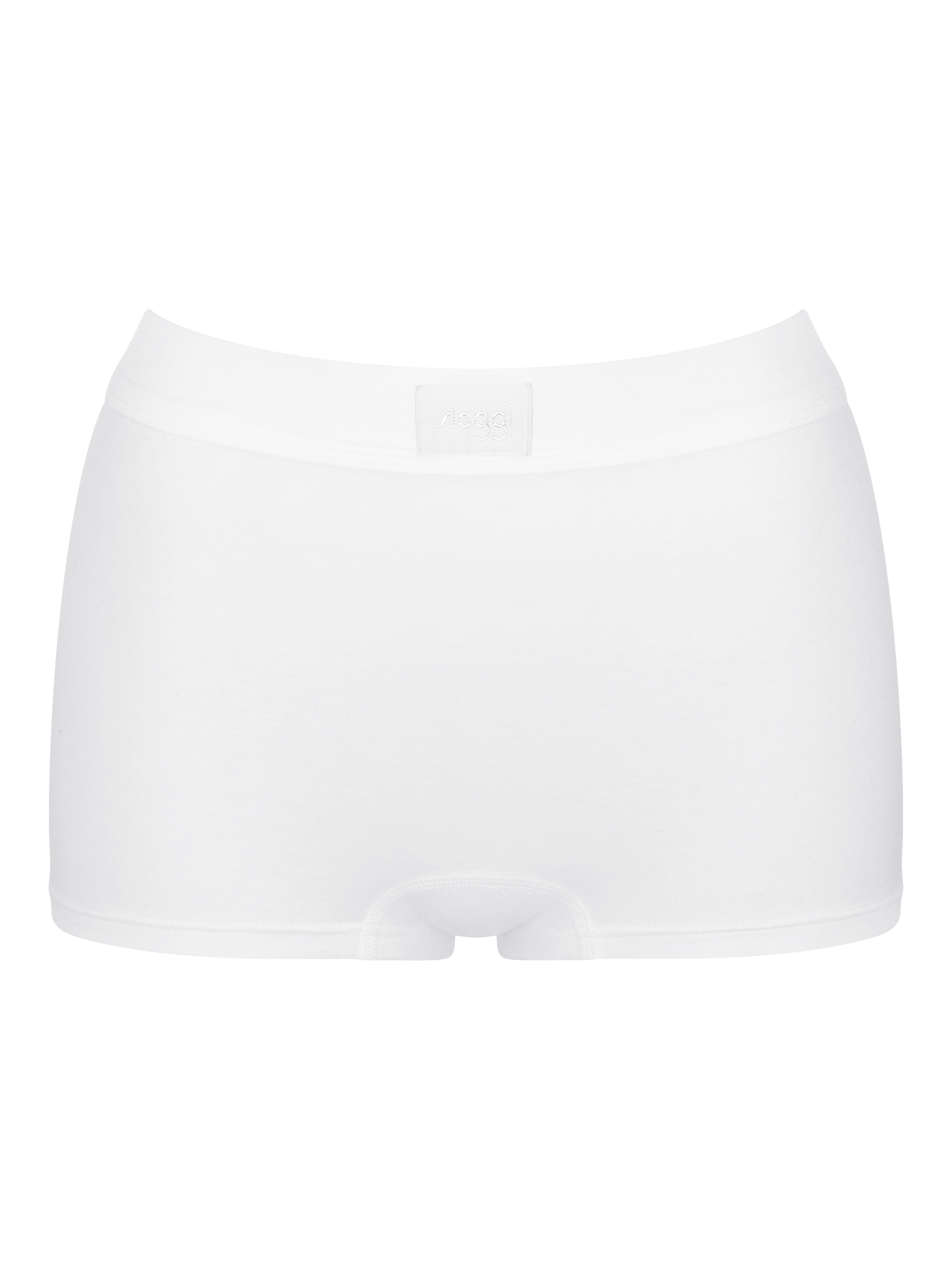 Product image 6 of 7, which shows sloggi Double Comfort Shorty Knickers, Pack of 2, White, 10