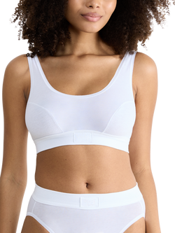 sloggi Double Comfort Crop Top, White