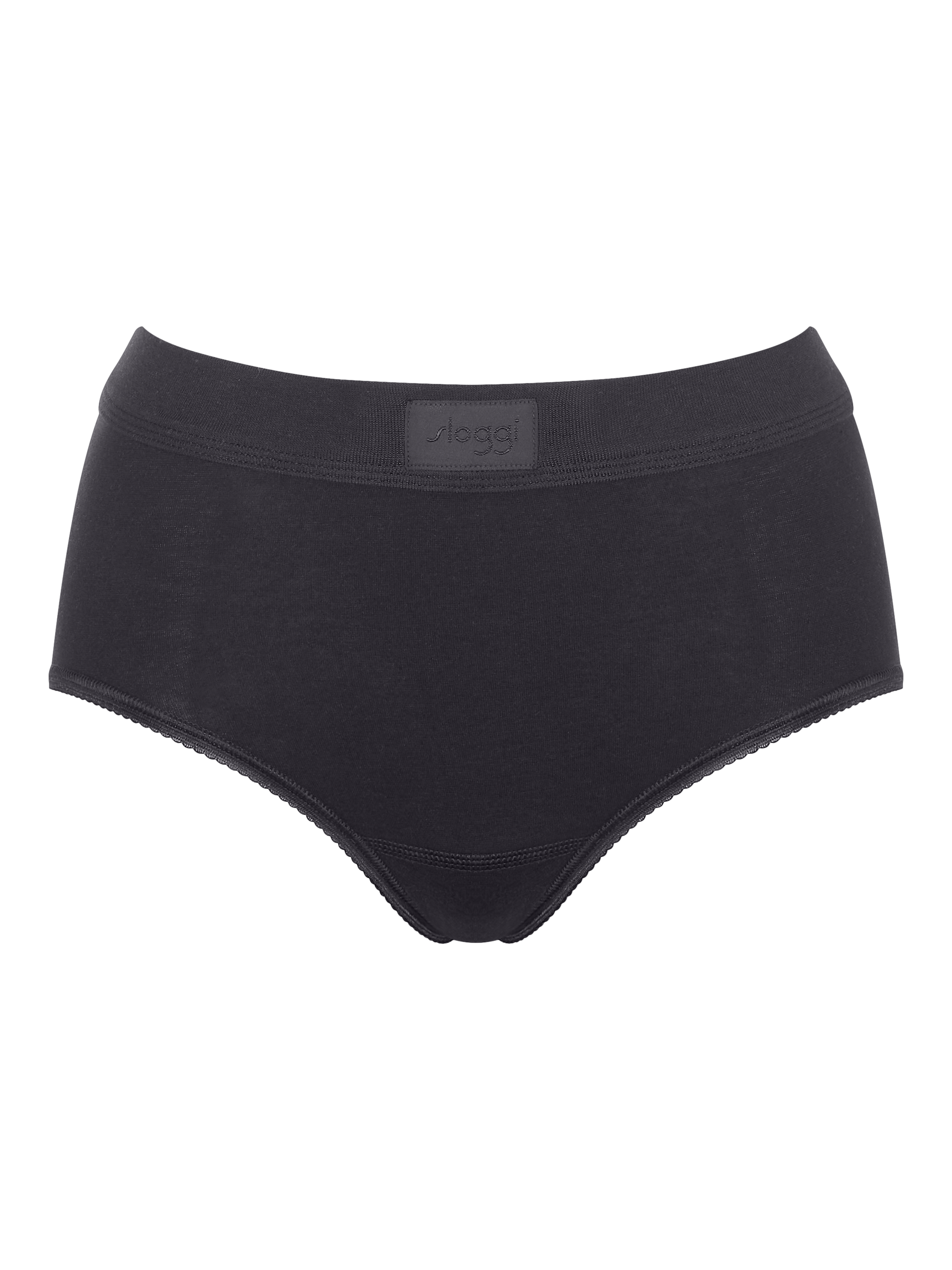 Product image 6 of 7, which shows sloggi Double Comfort Maxi Knickers, Pack of 2, Black, 10
