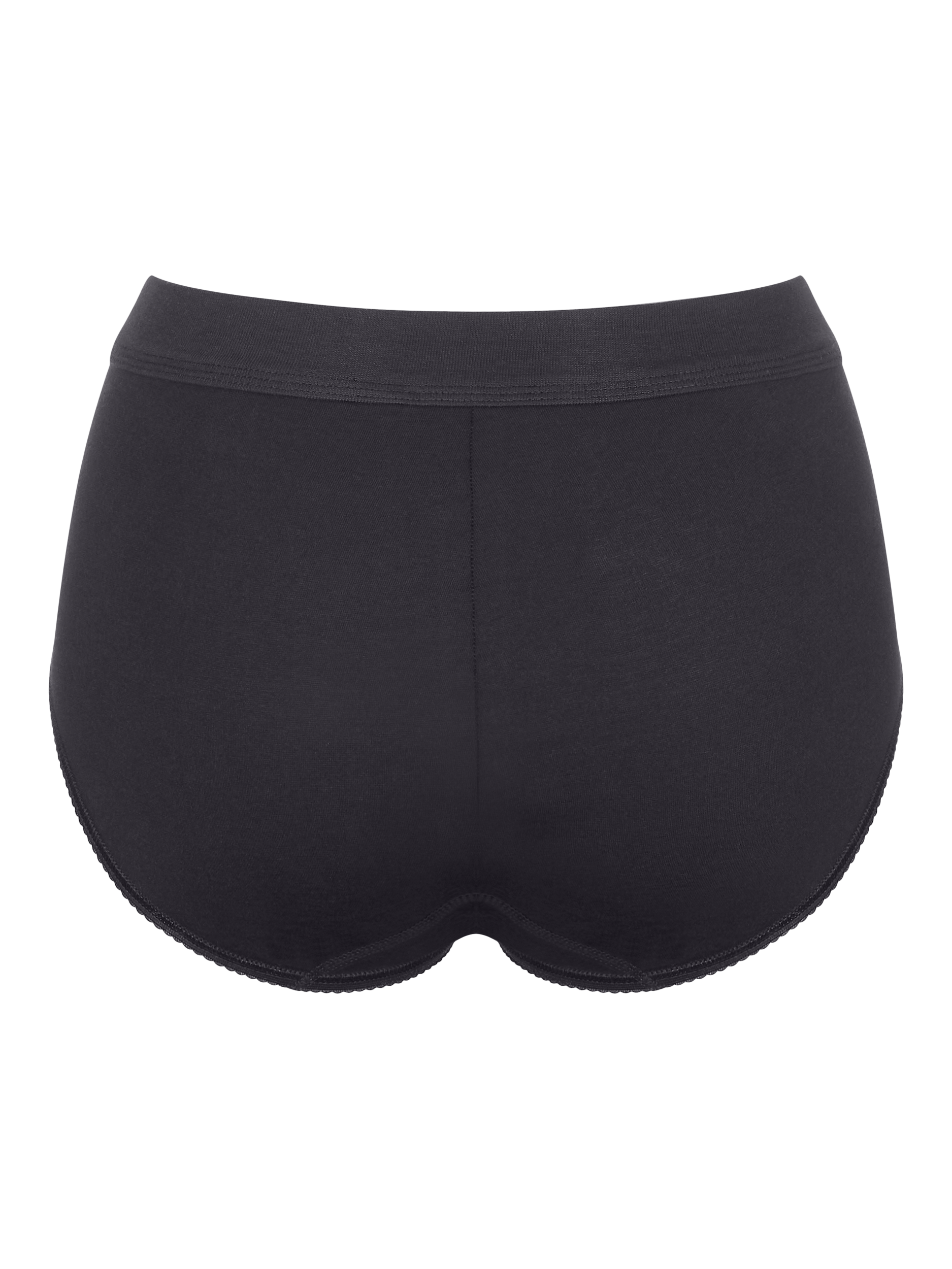 Product image 7 of 7, which shows sloggi Double Comfort Maxi Knickers, Pack of 2, Black, 10