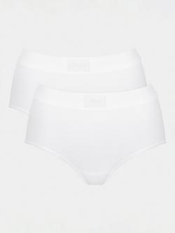sloggi Double Comfort Maxi Knickers, Pack of 2, White