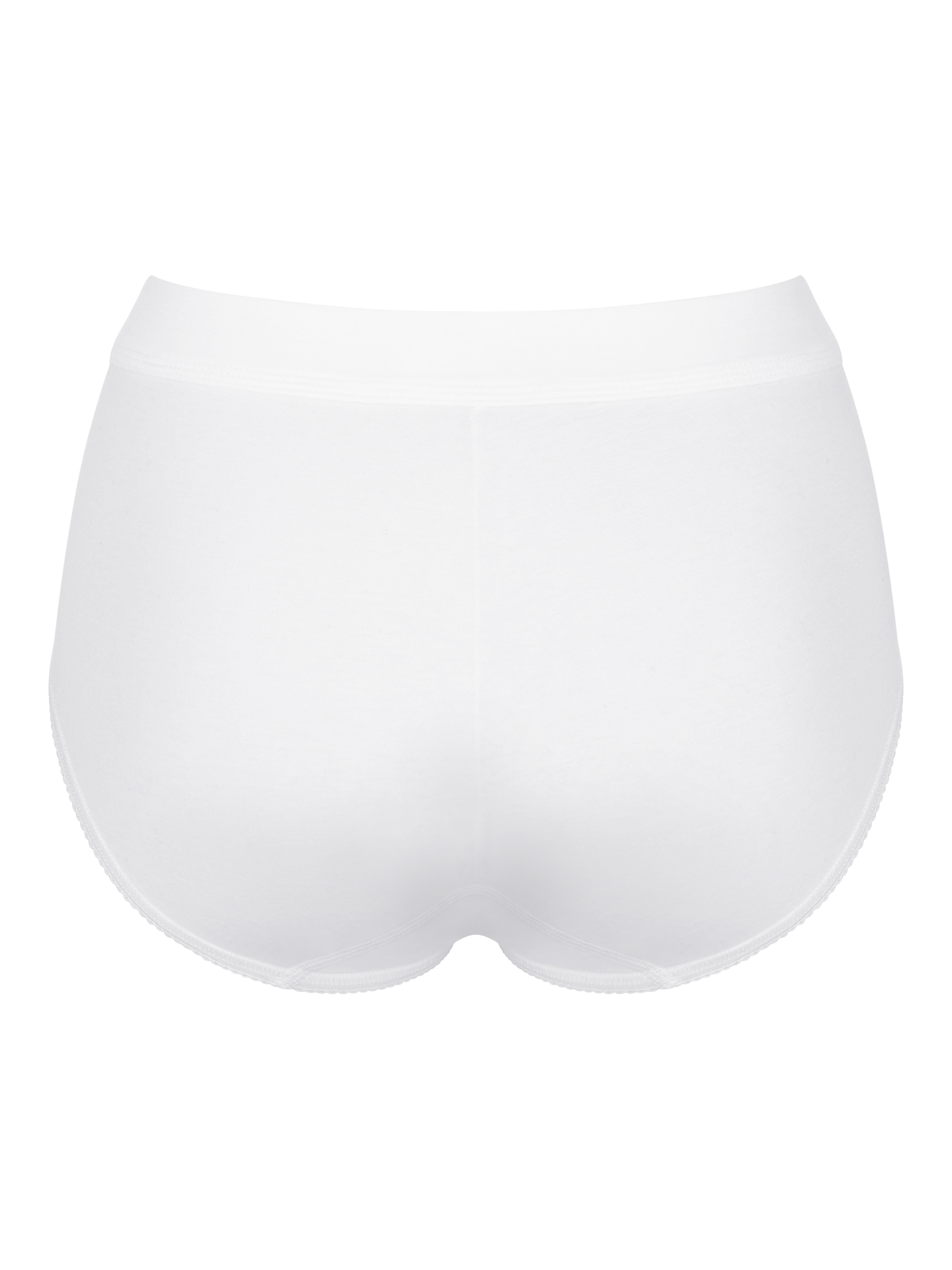 Product image 7 of 7, which shows sloggi Double Comfort Maxi Knickers, Pack of 2, White, 10