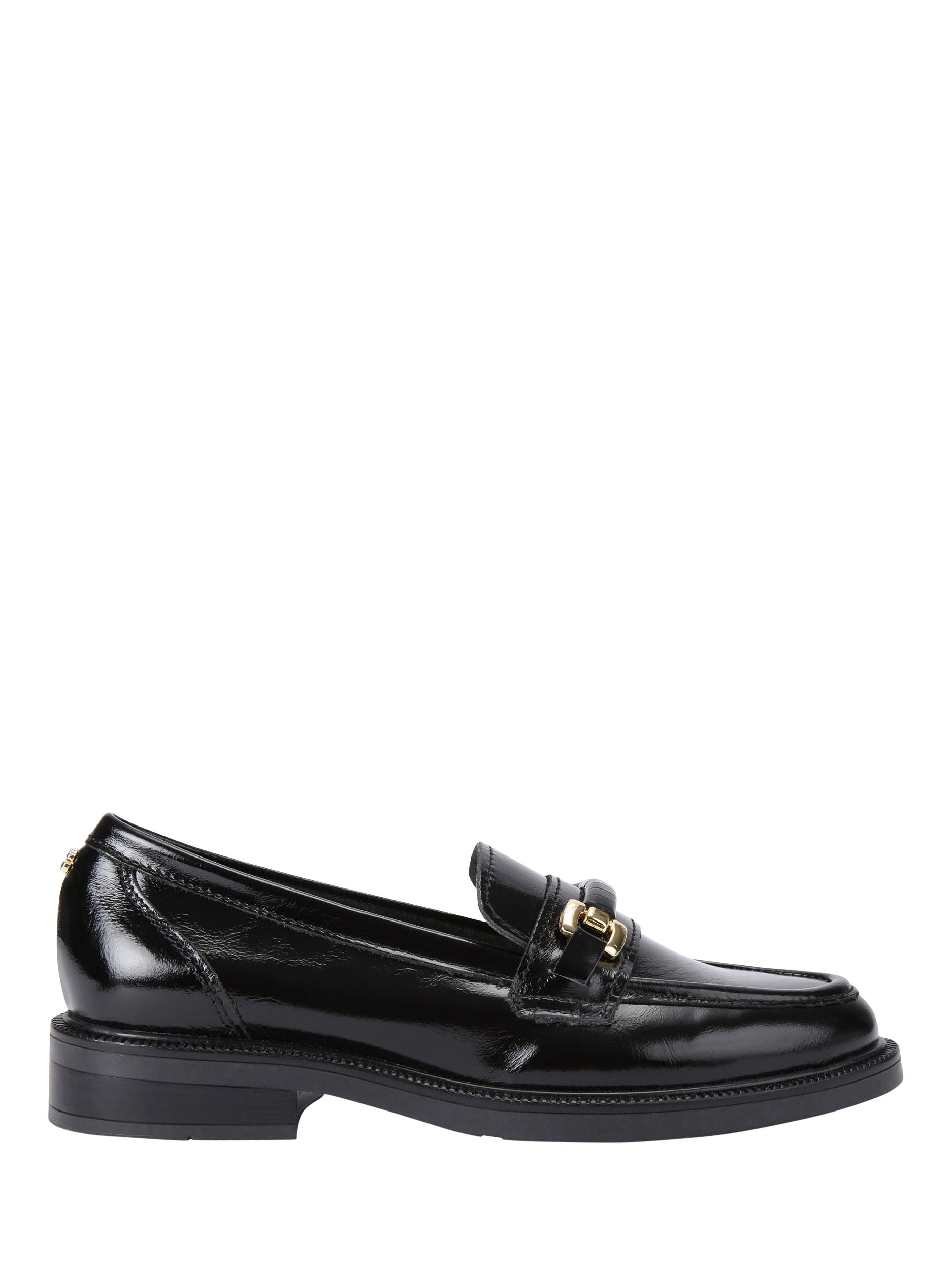 Product image 1 of 4, which shows Carvela Noto Patent Leather Loafers, Black, 3