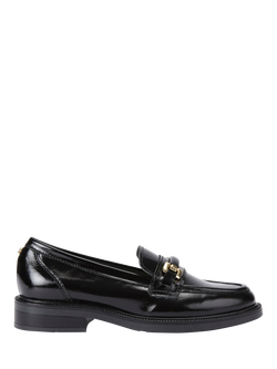 Carvela Noto Patent Leather Loafers, Black