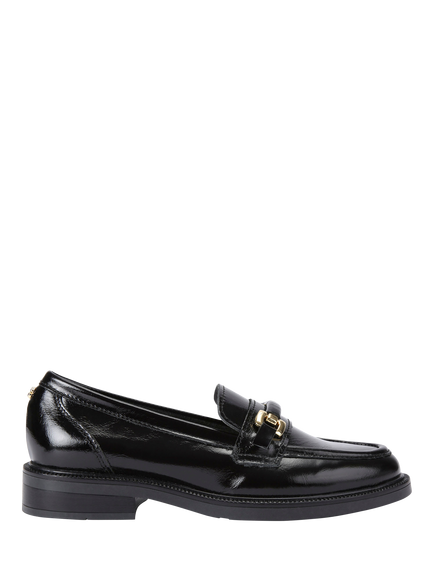 Carvela Noto Patent Leather Loafers, Black