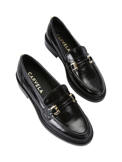 Carvela Noto Patent Leather Loafers - view 2, Black