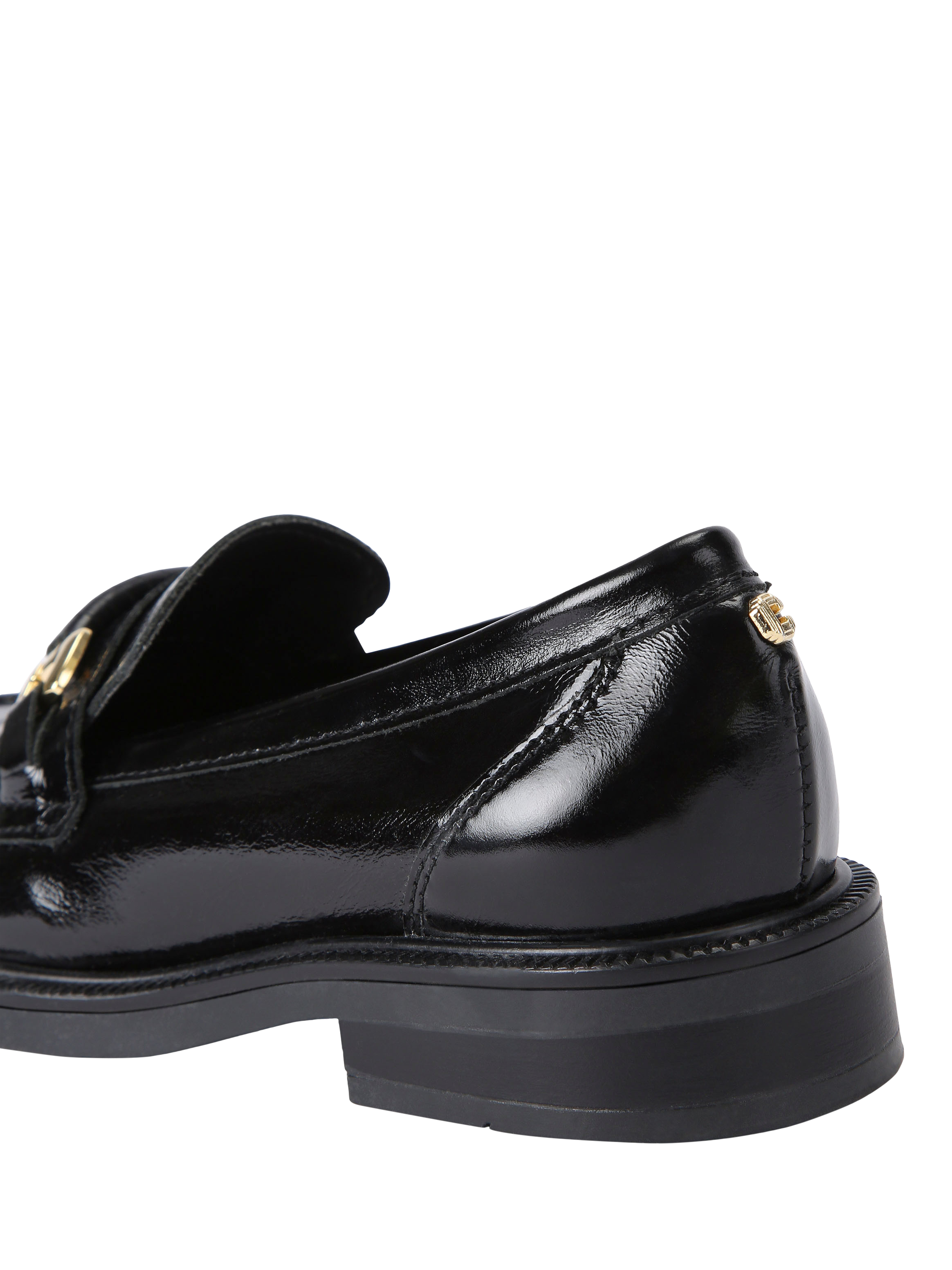 Product image 3 of 4, which shows Carvela Noto Patent Leather Loafers, Black, 3