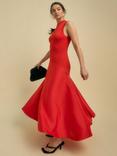 FLORERE Sleeveless Knitted Dress, Orange