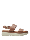 Moda in Pelle Netty Padded Leather Flatform Sandals, Tan
