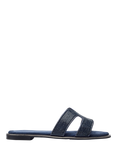 Moda in Pelle Ormay Embellished Mule Sandals, Navy