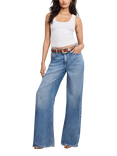 Good American Weightless Leg High-Rise Cotton Denim Jeans