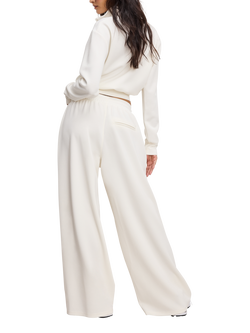 Good American Air Soft Sculpting Relaxed Pants, White - view 2, White