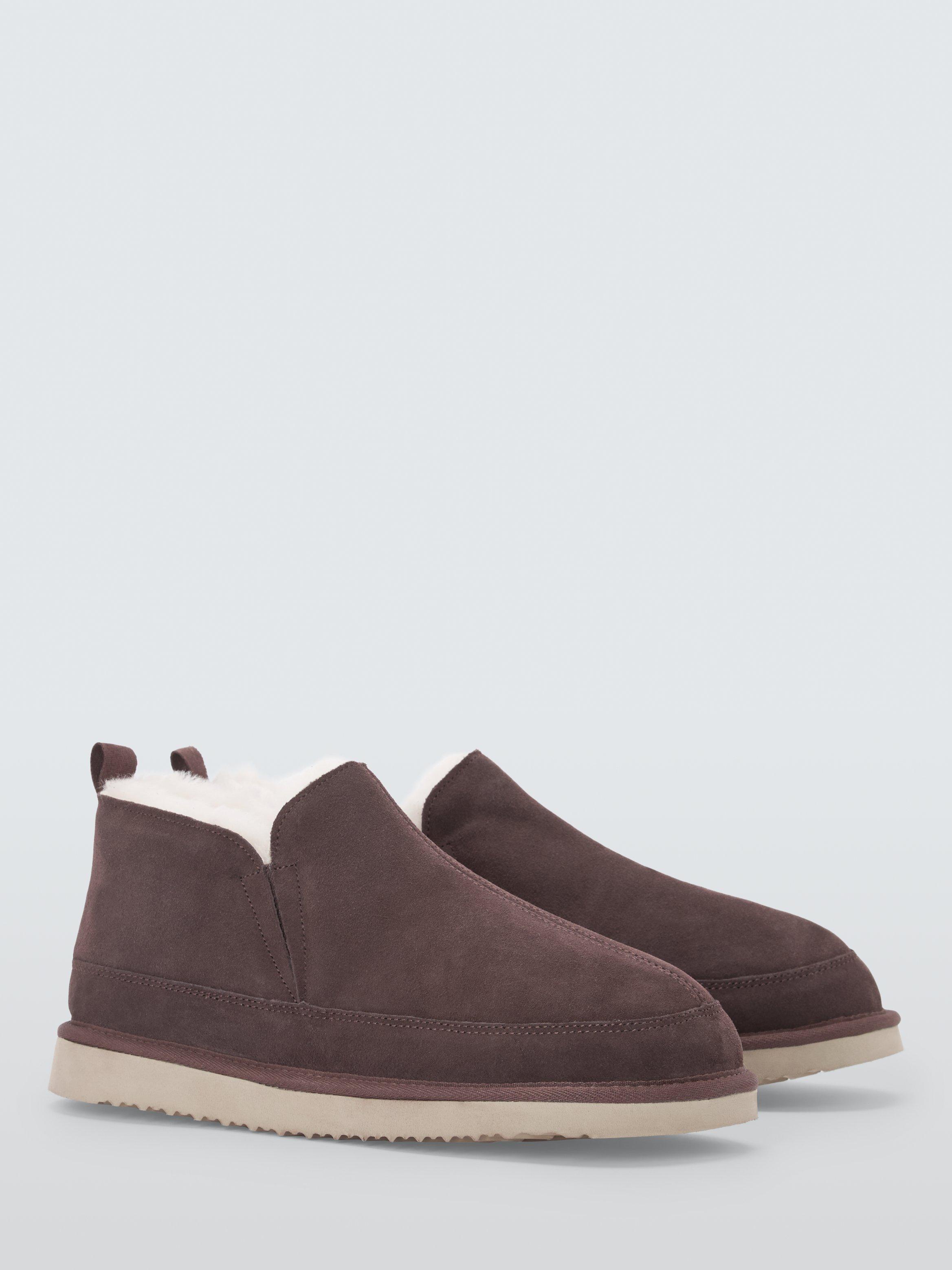 Product image 4 of 6, which shows John Lewis Sheepskin Slip-On Slippers, Brown, 7