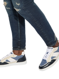 Kurt Geiger London Benn Lace Up Leather Trainers