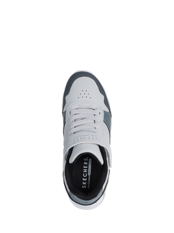 Skechers Kids' Street Uno Lite 2.0 Pillar Duo Trainers, Light Grey - view 2, Light Grey