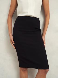 Hobbs Petite Mia Pencil Skirt, Black - view 2, Black