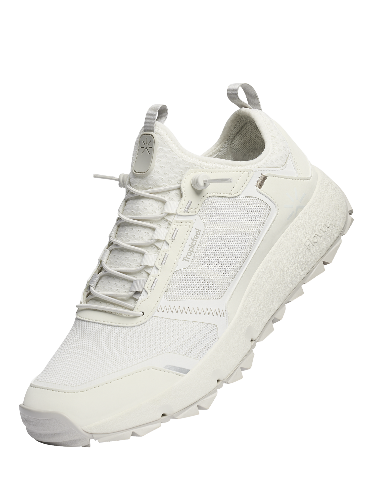 Product image 2 of 3, which shows Tropicfeel AT X Lace Up Trainers, Stone White, EU36