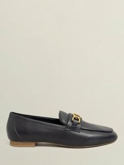 Hobbs Phoebe Leather Loafers, Hobbs Navy