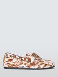 John Lewis Flare Fawn Leather Boat Shoes