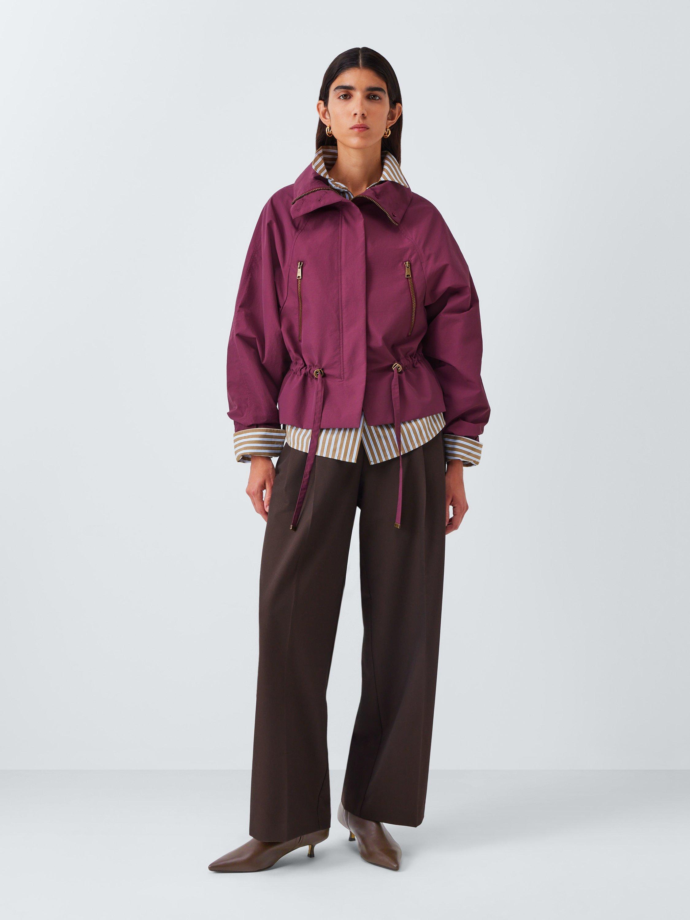 Product image 6 of 6, which shows John Lewis Otto Leather Pointed Toe Kitten Heel Ankle Boots, Chocolate, 3