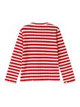 Benetton Kids' Long Sleeve T-Shirt, Dark Red