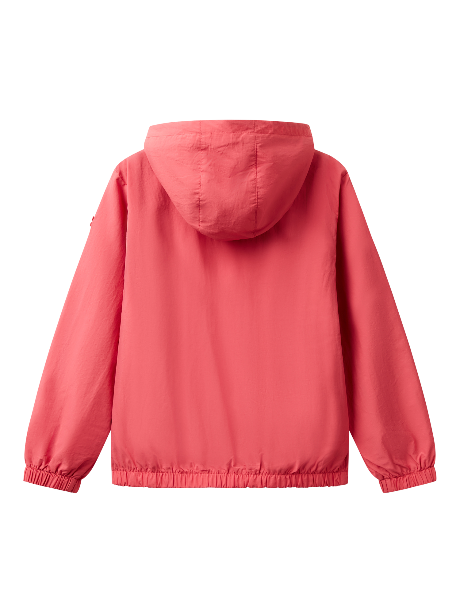 Product image 2 of 3, which shows Benetton Kids' Hooded Rain Jacket, Cyclamen, 6-7 years