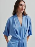 Second Female Nicola Short Sleeved Maxi Dress, Blue