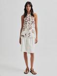 Second Female Lino Linen Blend Shorts, White