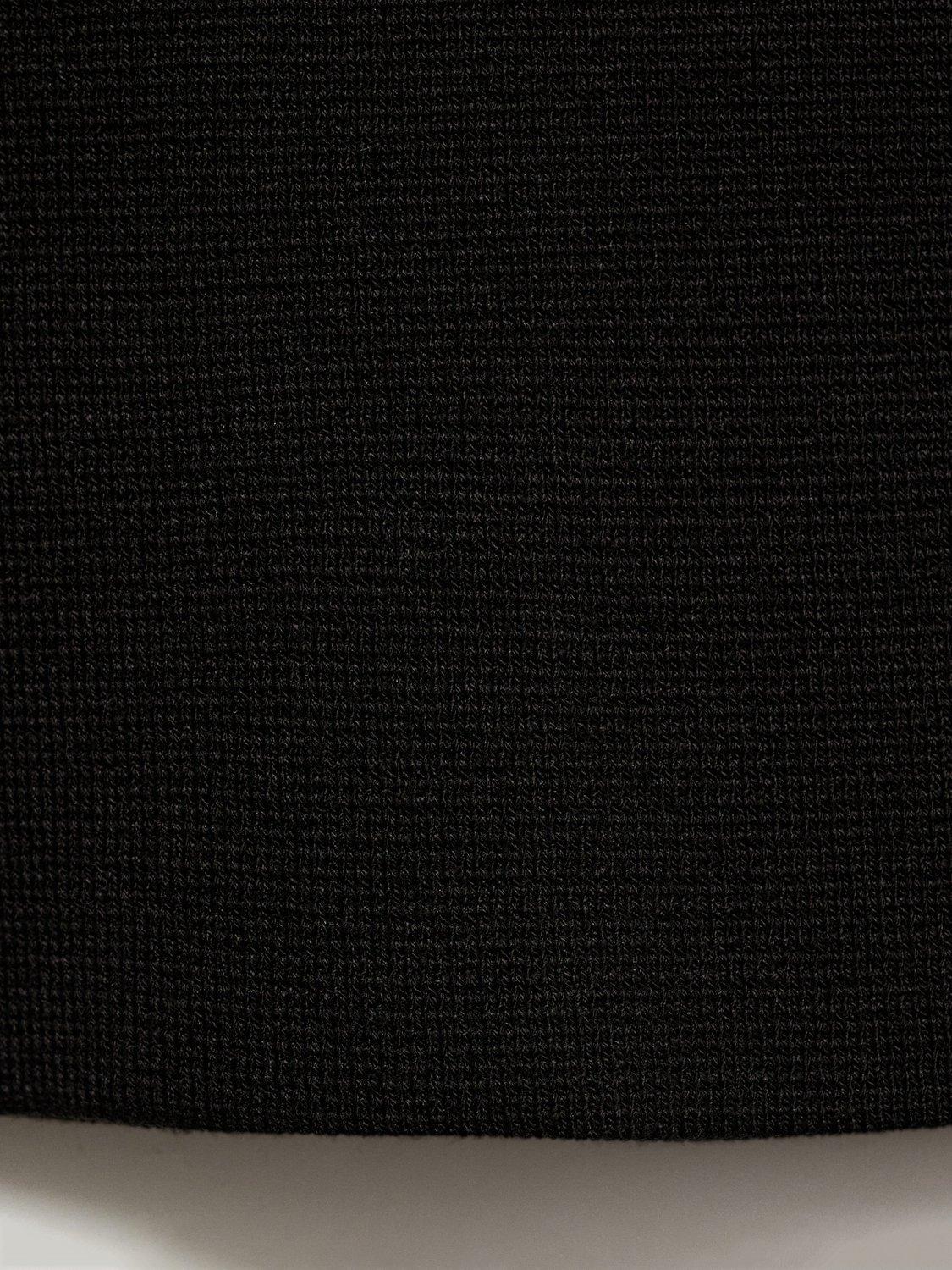 Product image 5 of 8, which shows Mango Matilda Fine Knit Waistcoat, Dark Brown, XXS