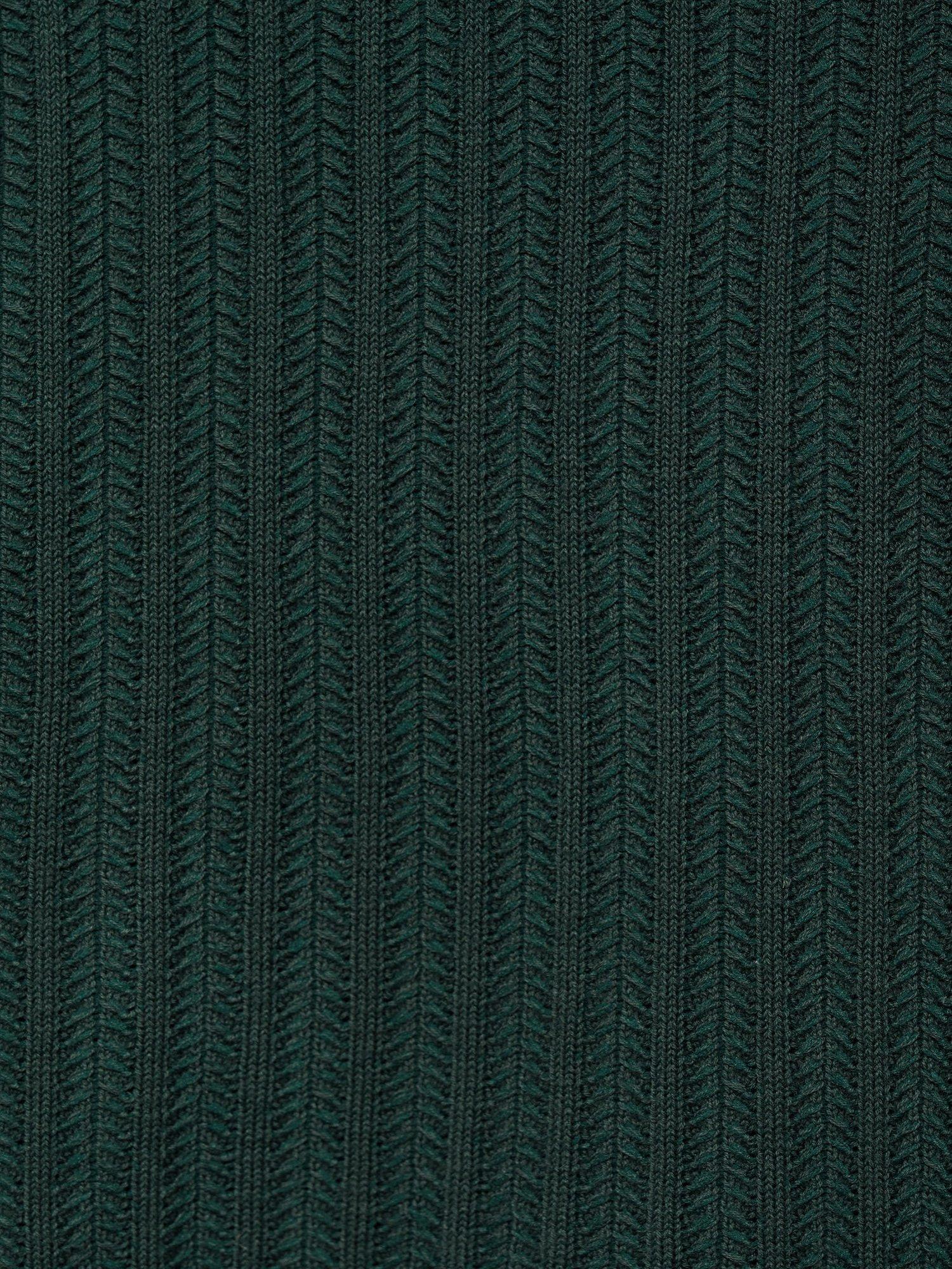 Product image 5 of 8, which shows Mango Freccia Regular Fit Polo Shirt, Dark Green, XL