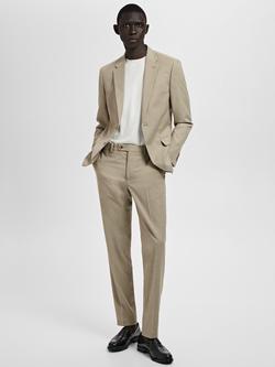 Mango Milan Straight Trousers, Green - view 2, Green