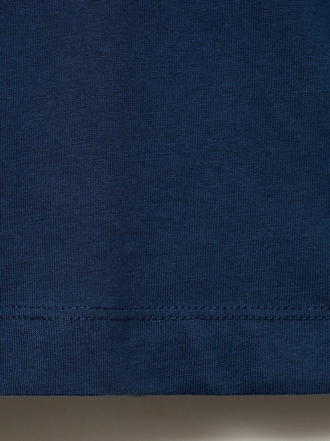 Product image 5 of 8, which shows Mango Cherlo Cotton Slim Fit T-Shirt, China Blue, XS
