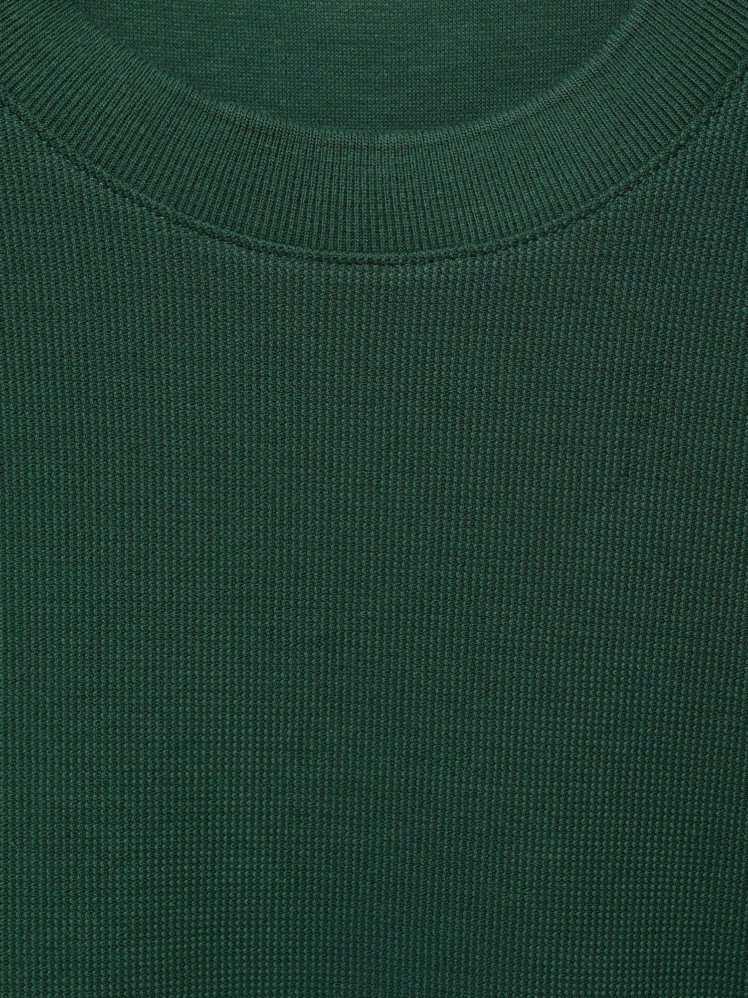 Product image 8 of 8, which shows Mango Gari Regular Fit Crew Neck T-Shirt, Dark Green, L