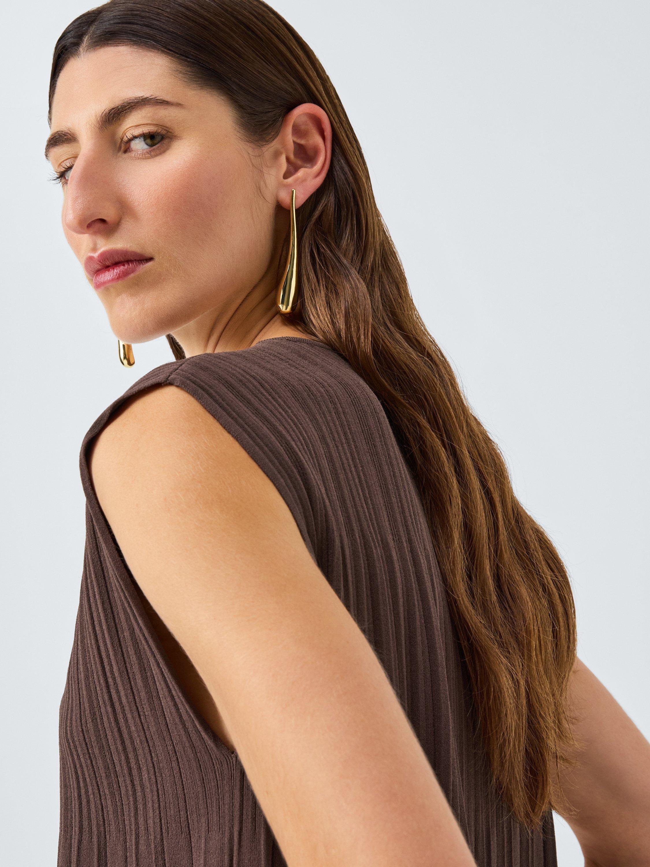 Product image 6 of 6, which shows Weekend MaxMara Antiope Sleeveless Top, Chocolate, M