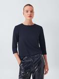 Weekend MaxMara Multia Crew Neck Jersey Top, Black