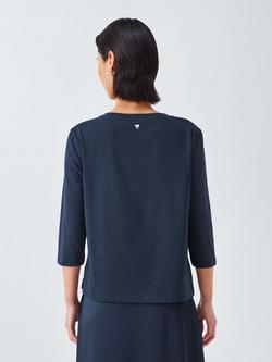 Weekend MaxMara Multia Jersey Top, Navy - view 2, Navy
