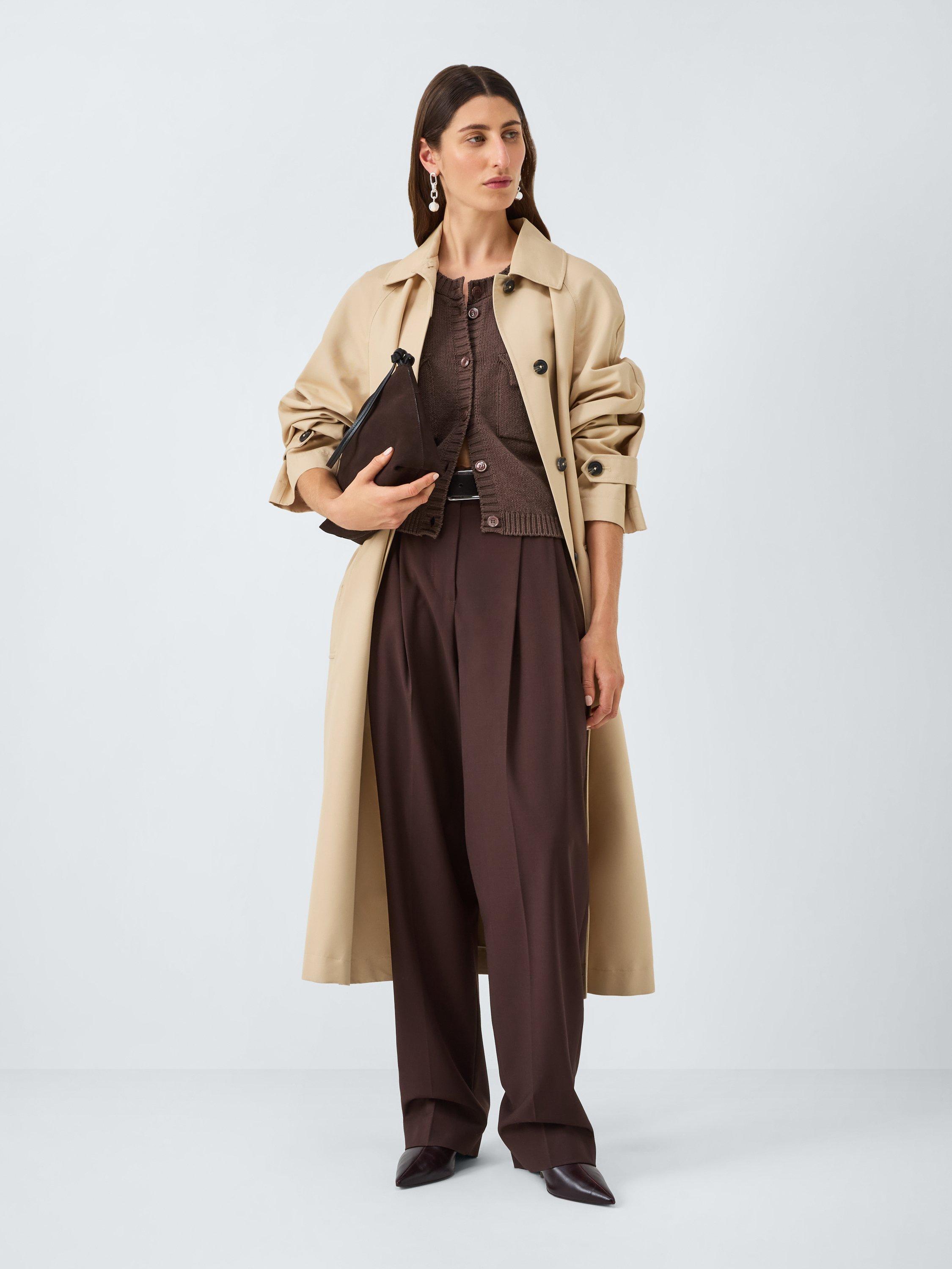 Product image 3 of 6, which shows Weekend MaxMara Caprara Cotton Blend Knit Gilet, Brown, S