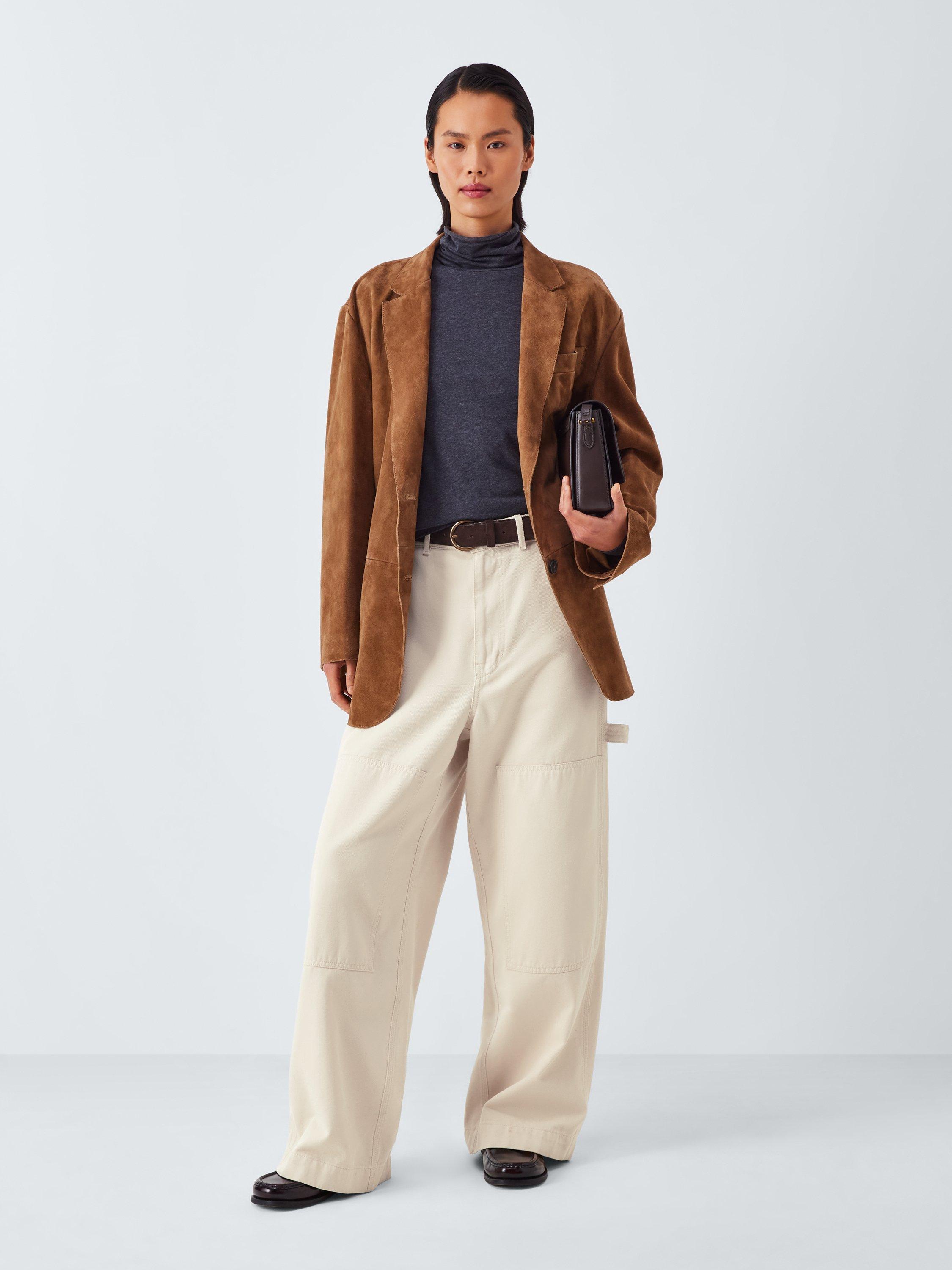Product image 3 of 6, which shows Weekend MaxMara Caronte Cargo Trousers, White, 6