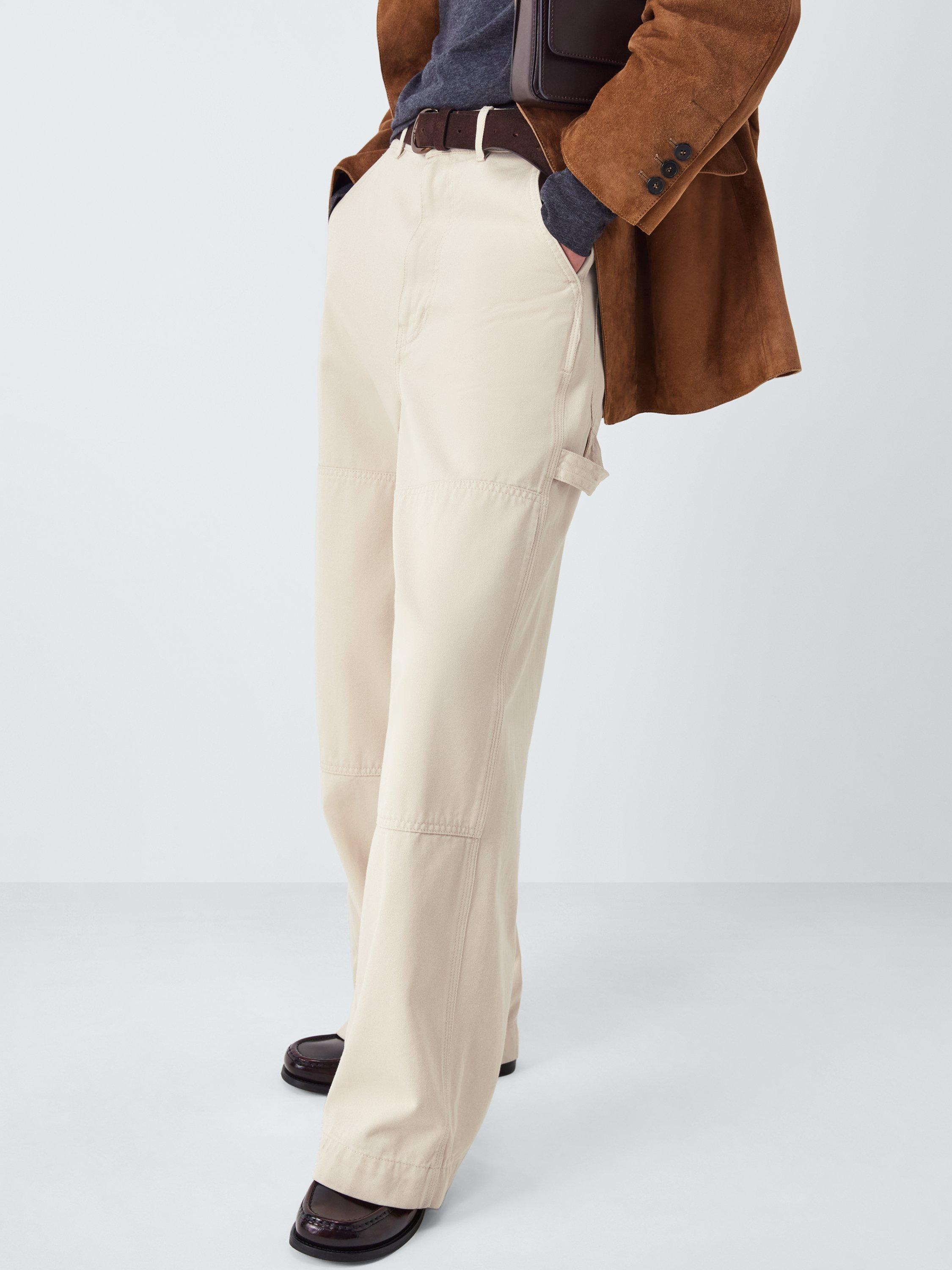 Product image 5 of 6, which shows Weekend MaxMara Caronte Cargo Trousers, White, 6