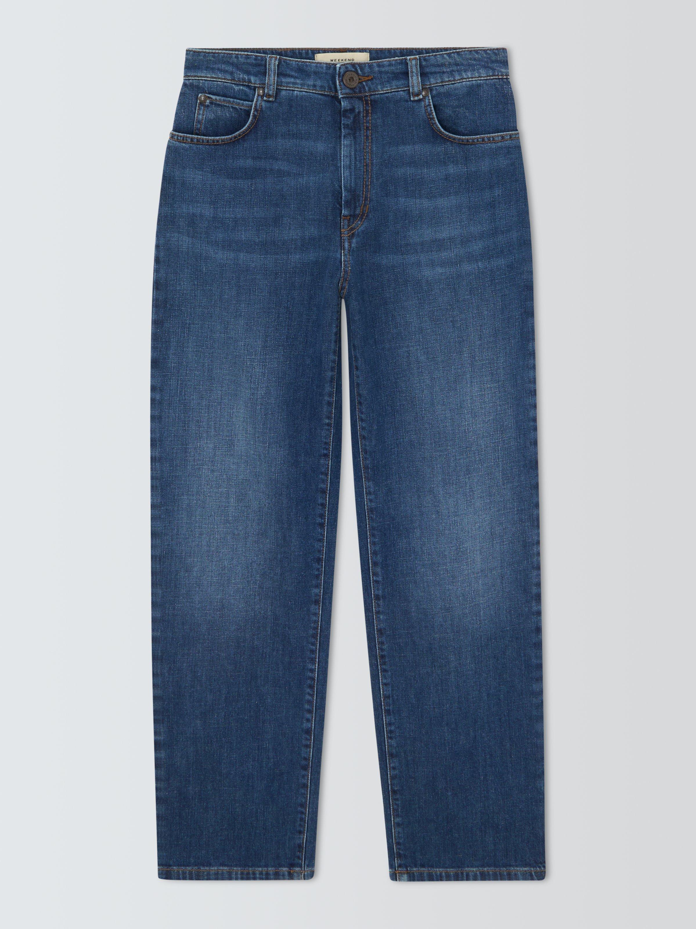 Product image 1 of 1, which shows Weekend MaxMara Loris Straight Jeans, Blue, 6