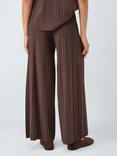 Weekend MaxMara Superbo Pleated Crop Trousers, Chocolate