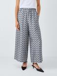 Weekend MaxMara Tortona Geometric Pure Silk Trousers, Multi