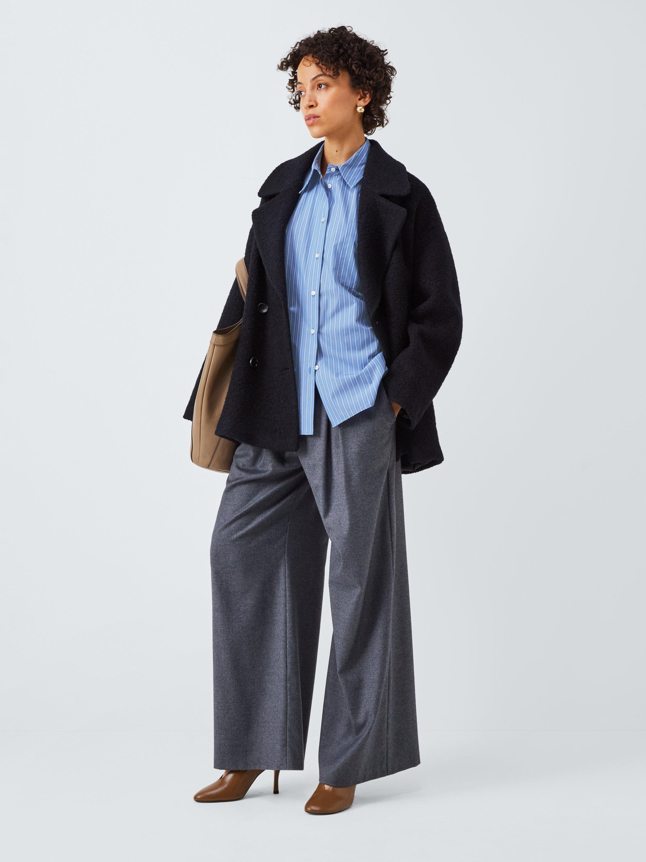 Product image 3 of 6, which shows Weekend MaxMara Zavorra Stripe Shirt, Blue/White, 6