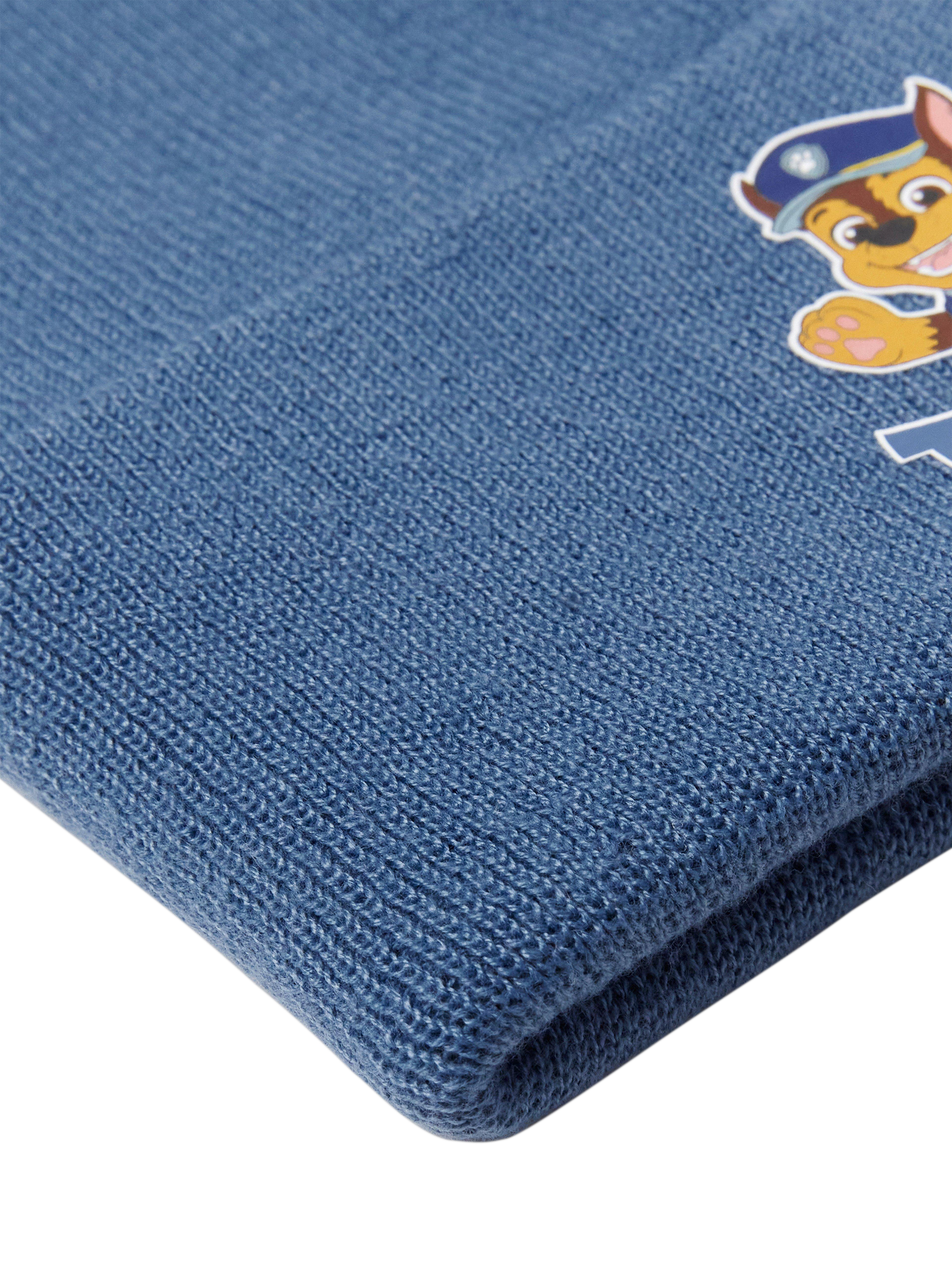 Product image 3 of 3, which shows Lindex Kids' Paw Patrol Beanie Hat, Dark Dusty Blue, 2-4 years