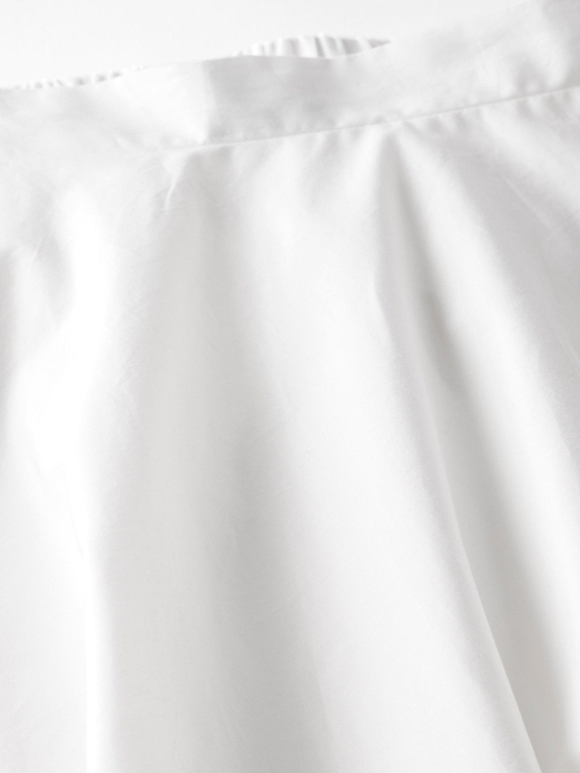 Product image 8 of 8, which shows Mint Velvet Bubble Hem Midi Skirt, White Ivory, S