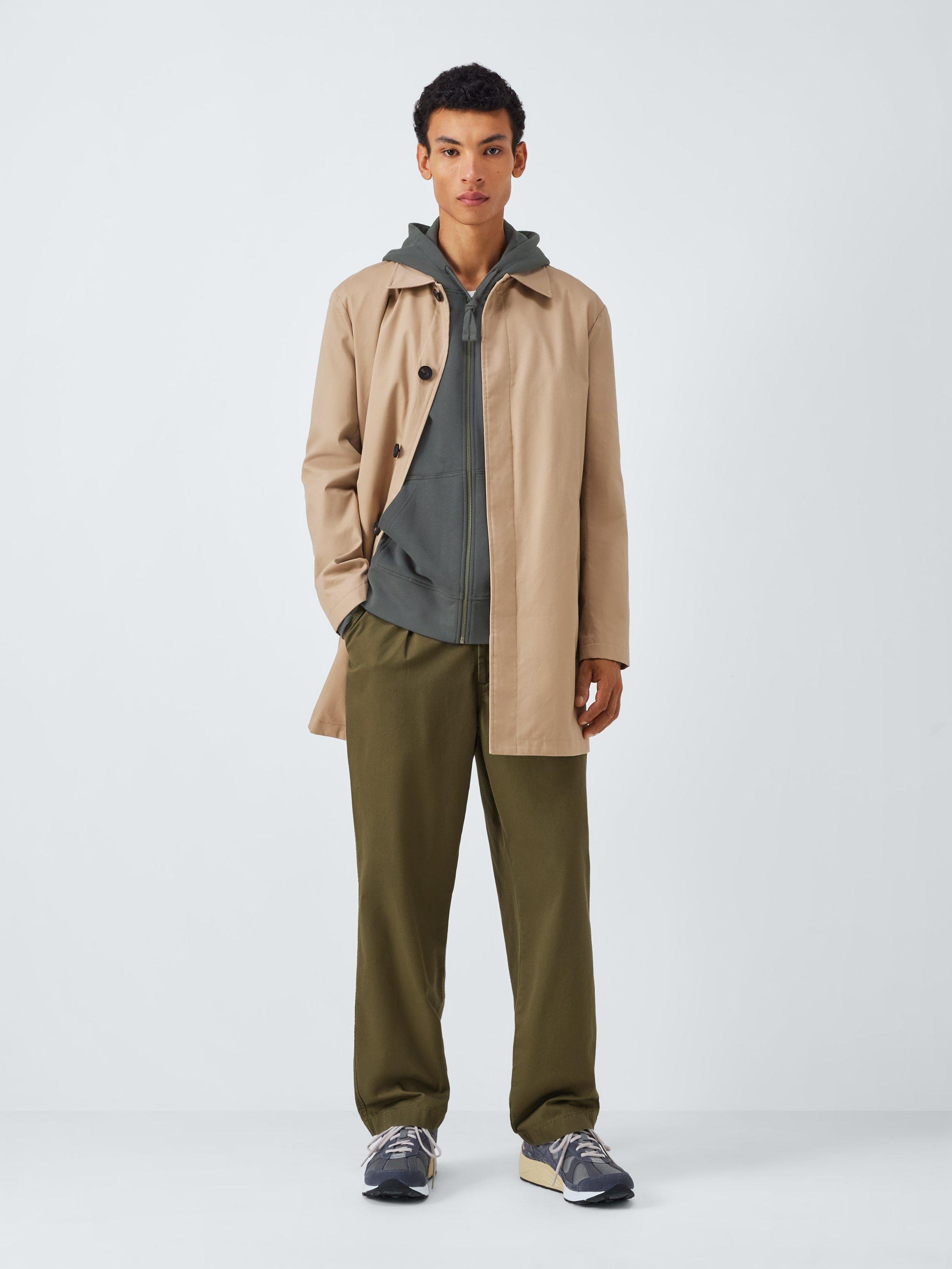 Product image 3 of 6, which shows John Lewis Zip Through Cotton Hoodie, Ebony, S