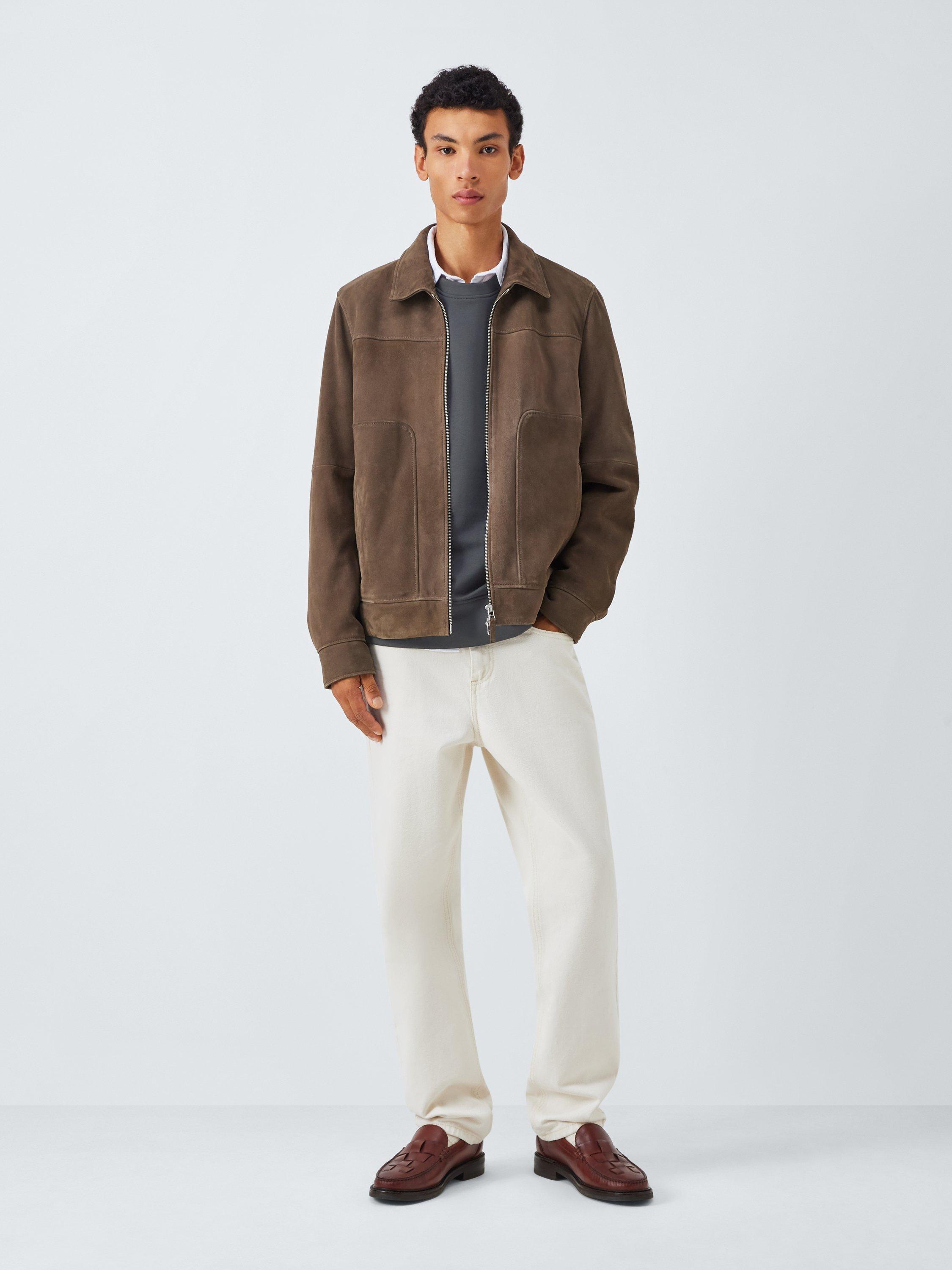 Product image 3 of 6, which shows John Lewis Crew Neck Cotton Sweatshirt, Ebony, S