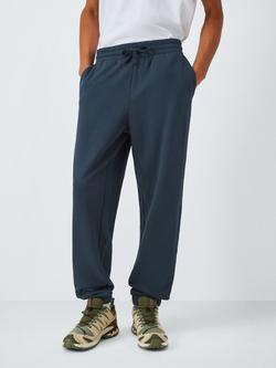 John Lewis Tapered Cuff Cotton Joggers, Parisian Night
