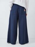 Weekend MaxMara Lotus Slogans Trousers, Blue/Multi